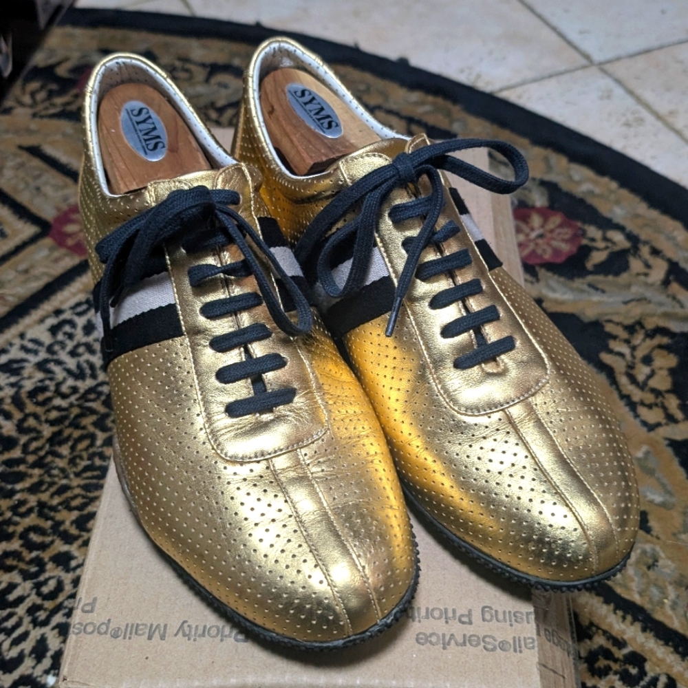 Gold Bally Men's Shoes